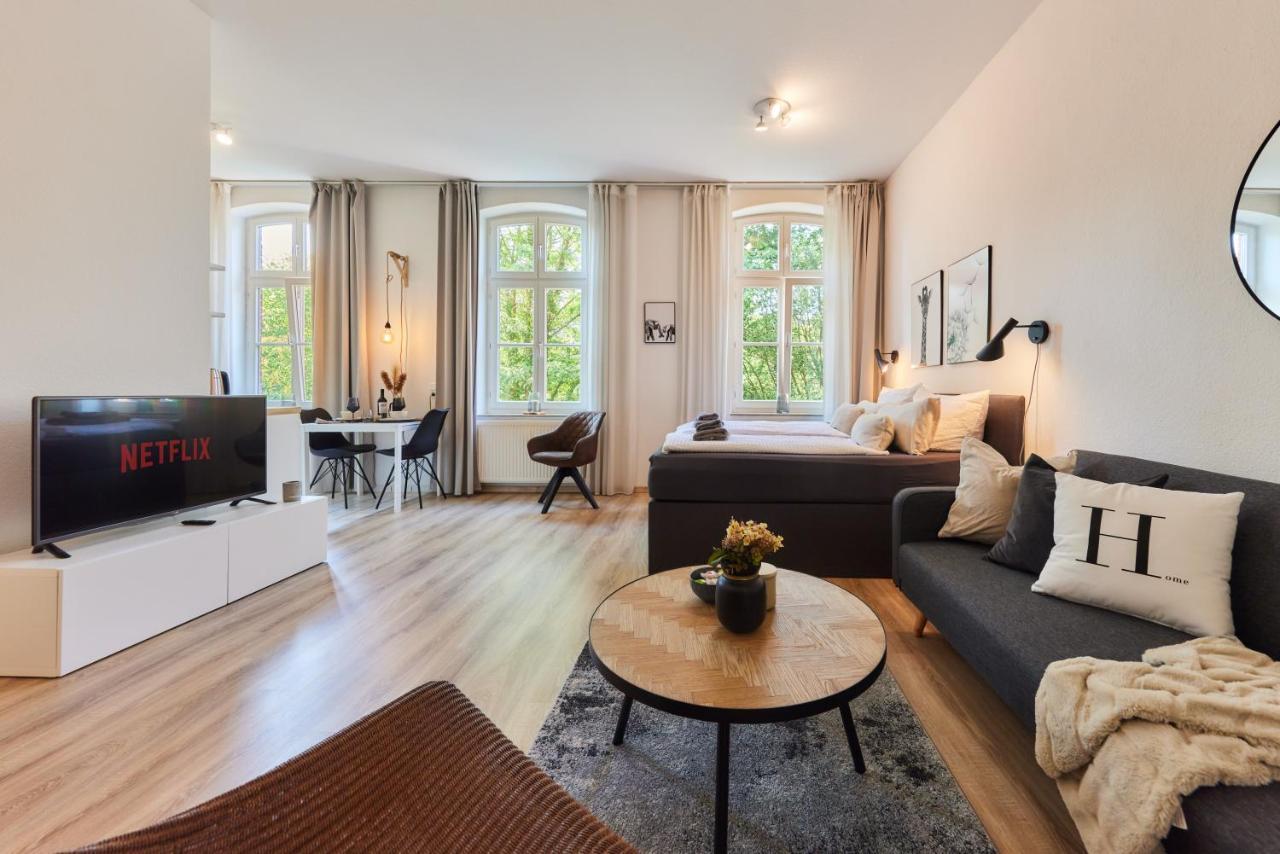 Studio3 Zentral Und Ruhig Mit Parkplatz, 5 Min Z Bali-T Und Gop, Boxspringbett Bad Oeynhausen Exteriör bild