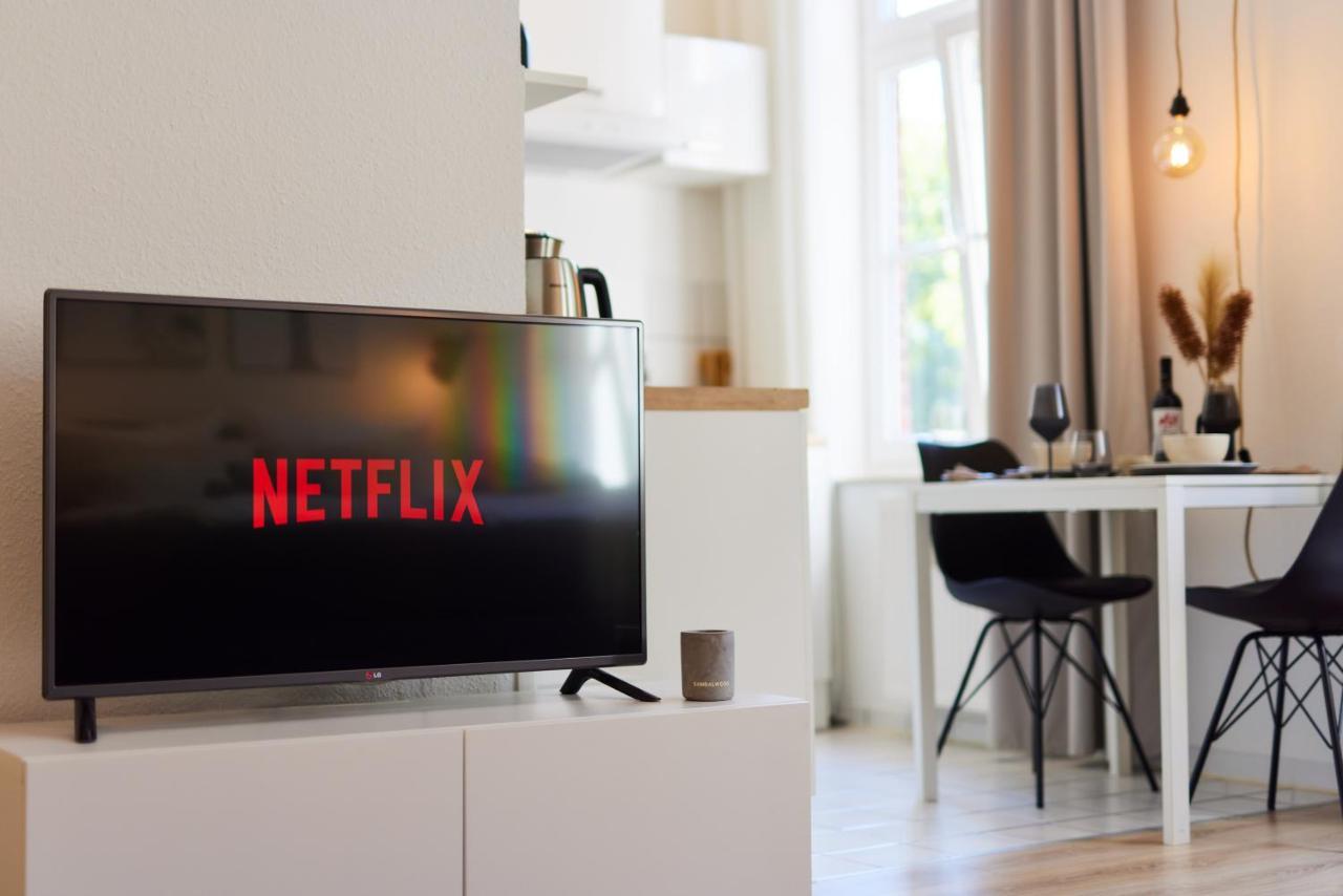 Studio3 Zentral Und Ruhig Mit Parkplatz, 5 Min Z Bali-T Und Gop, Boxspringbett Bad Oeynhausen Exteriör bild