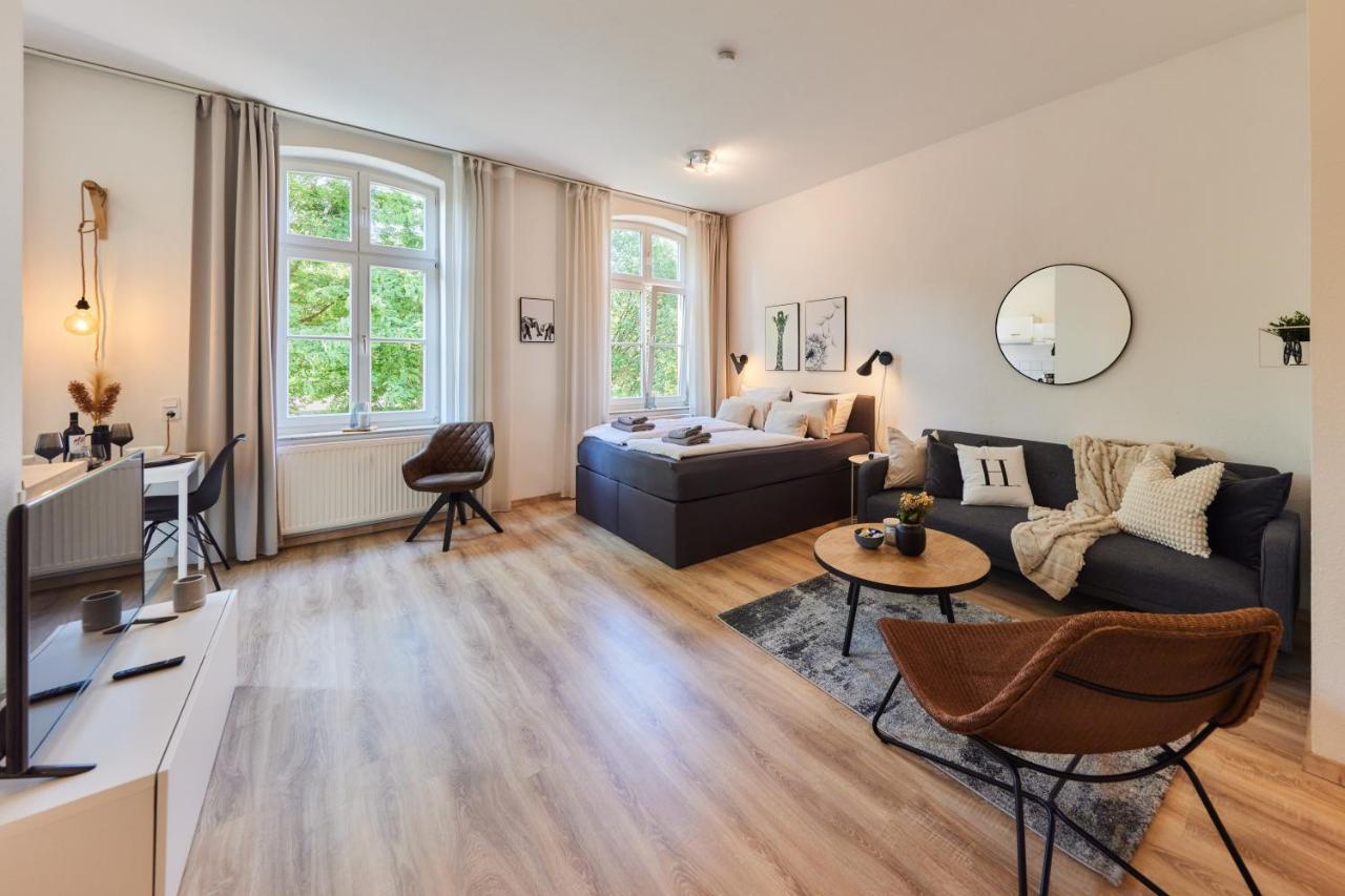 Studio3 Zentral Und Ruhig Mit Parkplatz, 5 Min Z Bali-T Und Gop, Boxspringbett Bad Oeynhausen Exteriör bild